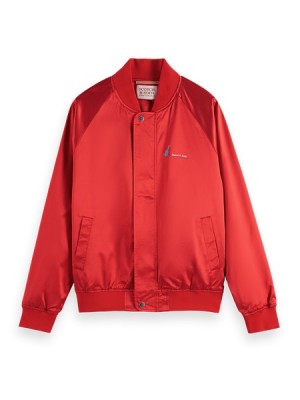 Scotch & Soda Souvenir Jacken Herren Rot | SN-SAS56606