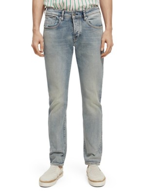 Scotch & Soda The Ralston Regular Slim Fit Jeans Herren Blau | SN-SAS56535