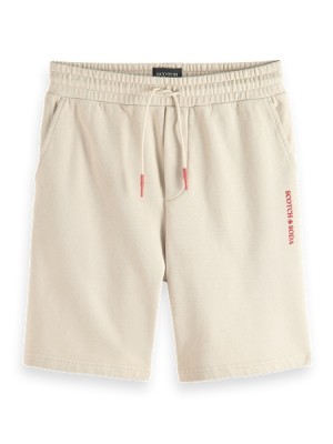 Scotch & Soda Unisex Organic Baumwoll Sweat Kurze Hose Herren Grau | SN-SAS56629