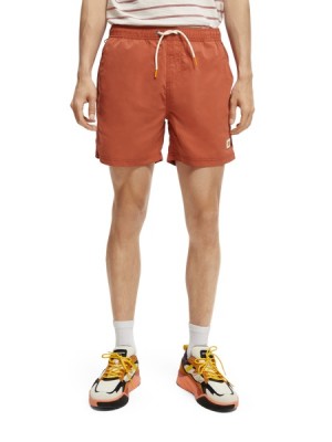 Scotch & Soda -length Printed Swim Schwimmen Herren Orange Camouflage | SN-SAS56678