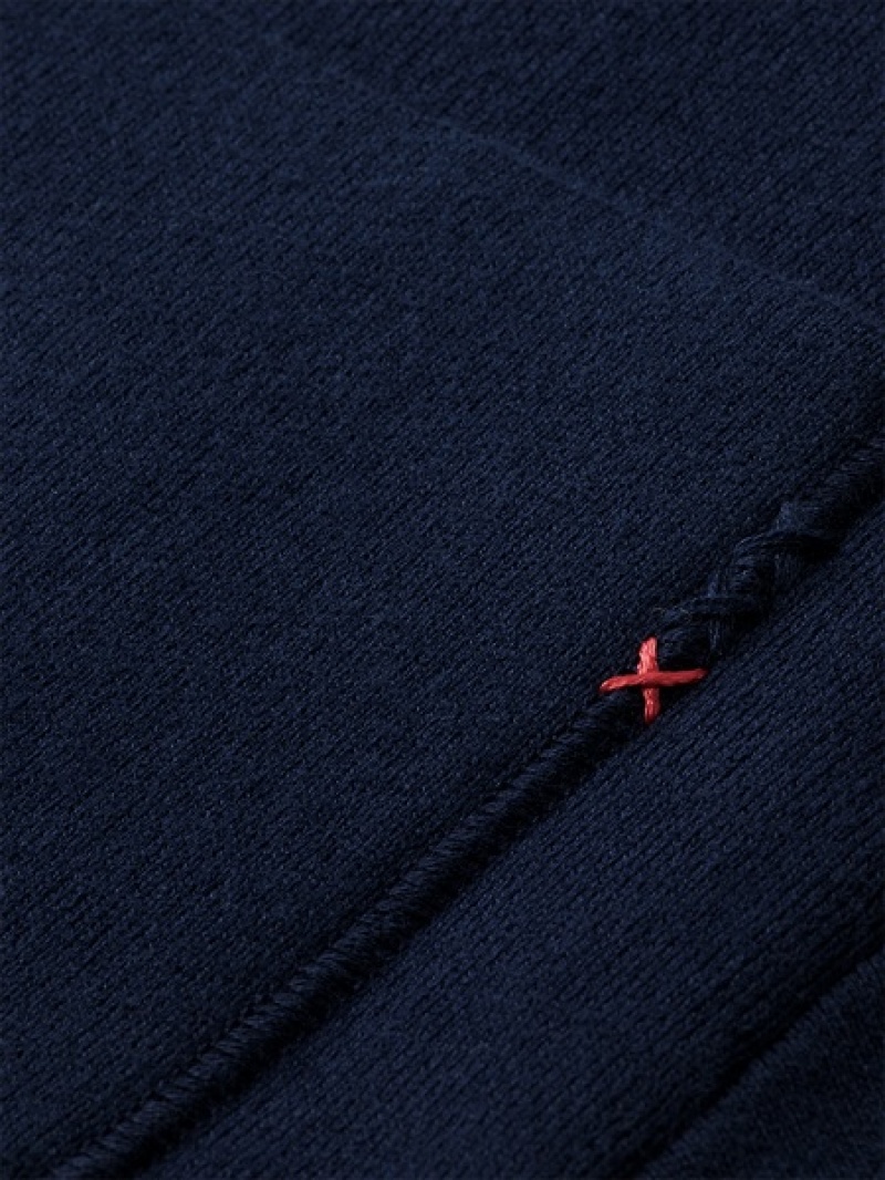 Scotch & Soda Compact Pocket Detail Gestrickt Jacken Damen Navy | SN-SAS56713