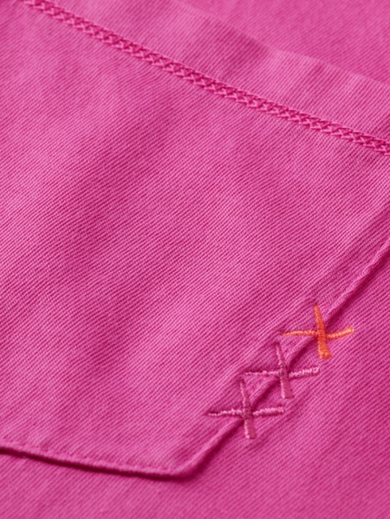Scotch & Soda Garment Dye Pocket T-Shirt Herren Rosa | SN-SAS56448