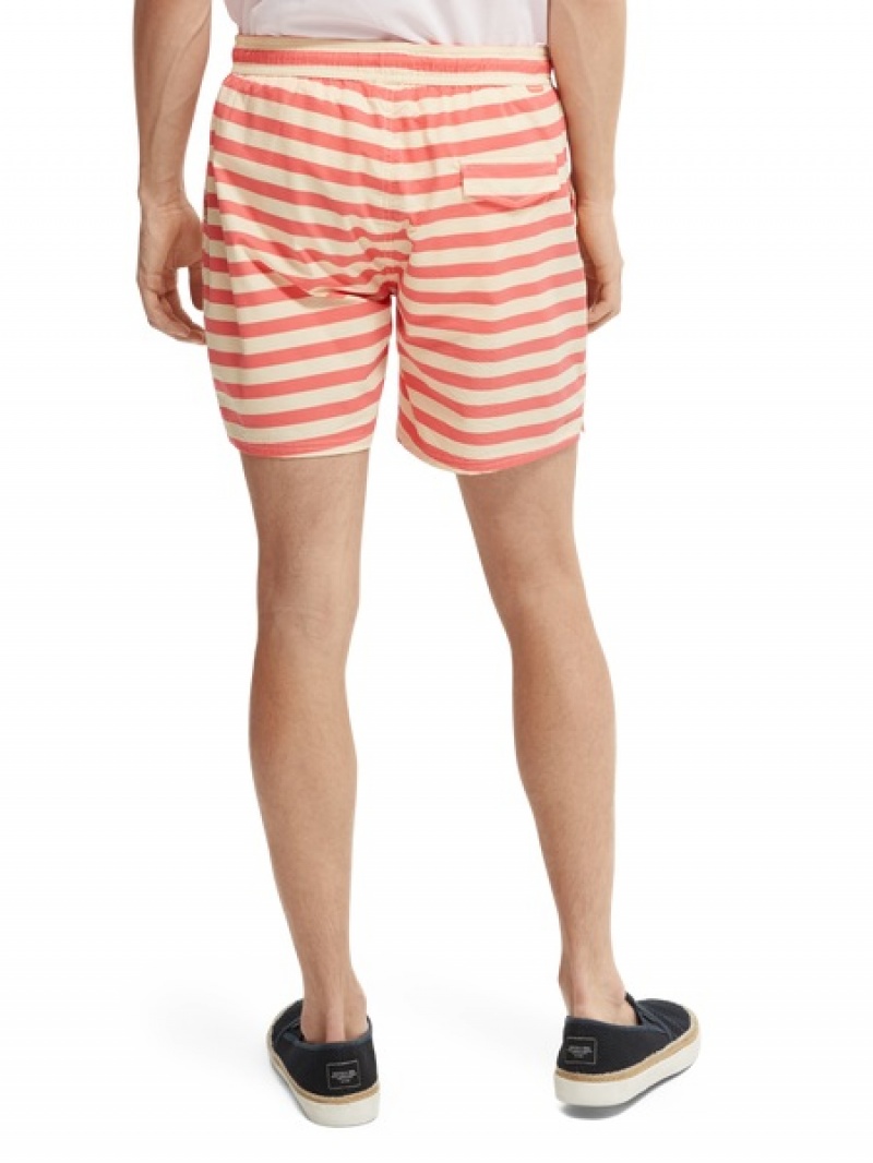 Scotch & Soda Gestreift Swim Schwimmen Herren Mehrfarbig | SN-SAS56670