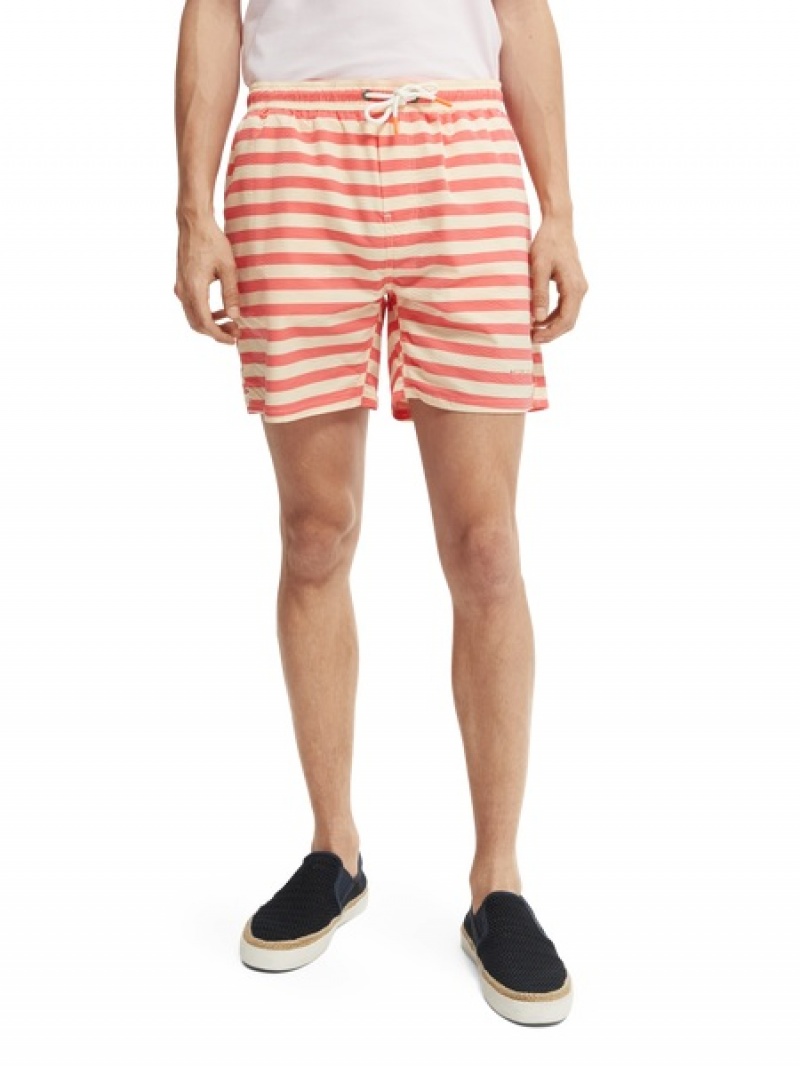 Scotch & Soda Gestreift Swim Schwimmen Herren Mehrfarbig | SN-SAS56670