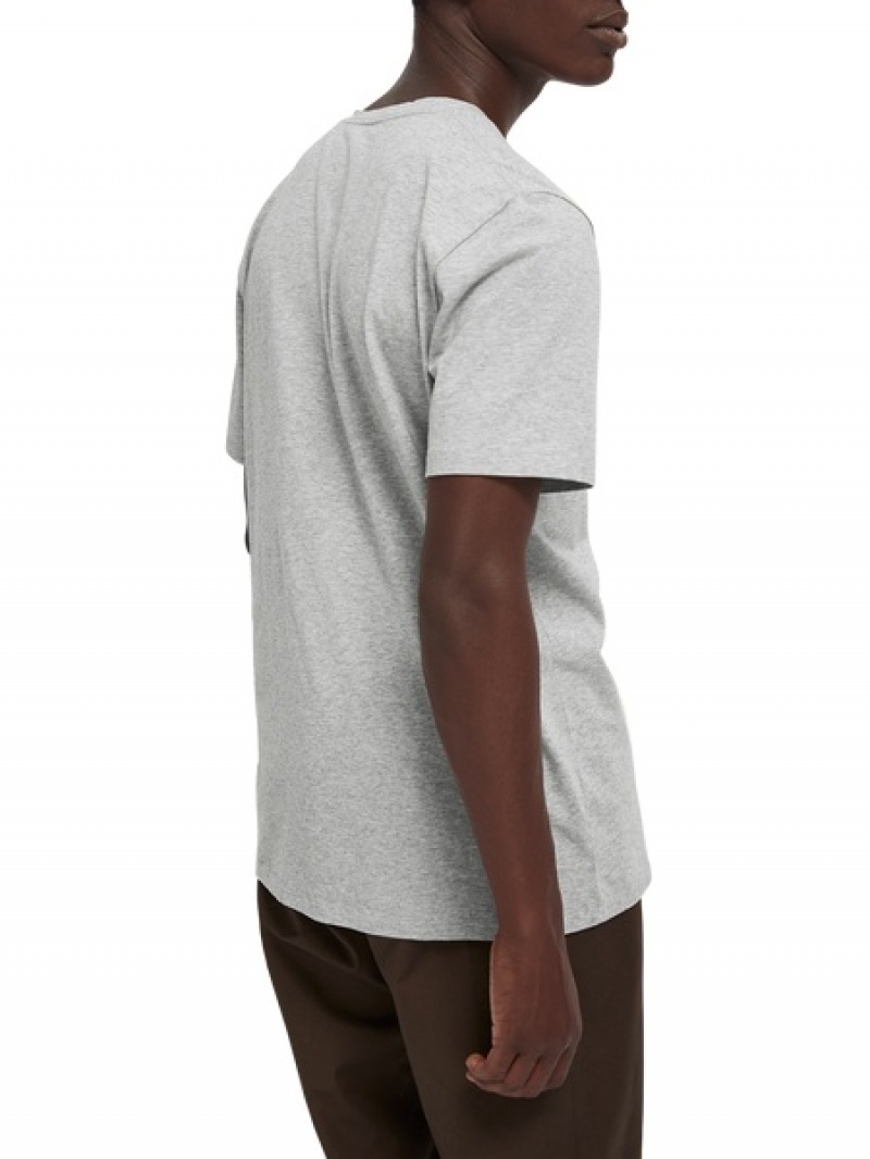 Scotch & Soda Klassische T-Shirt Herren Grau | SN-SAS56463