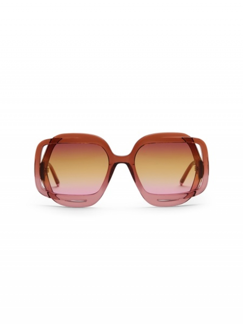 Scotch & Soda Marina Sonnenbrille Damen Bordeaux | SN-SAS56897