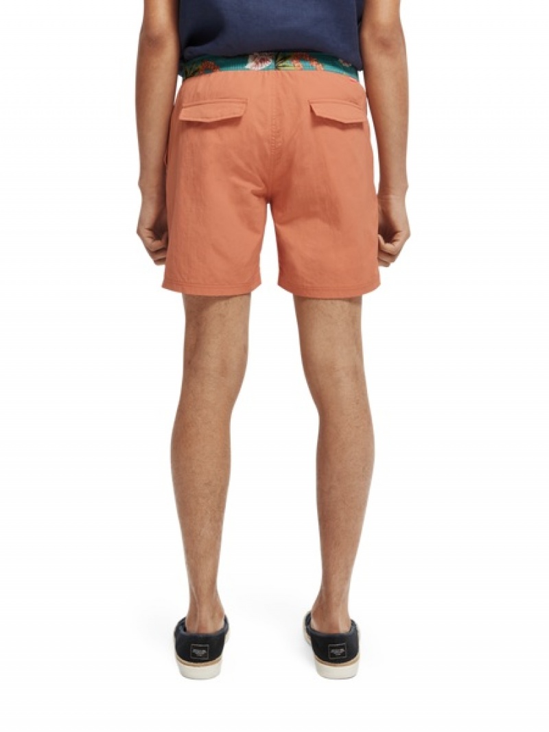Scotch & Soda Mid-length Swim Schwimmen Herren Orange | SN-SAS56668