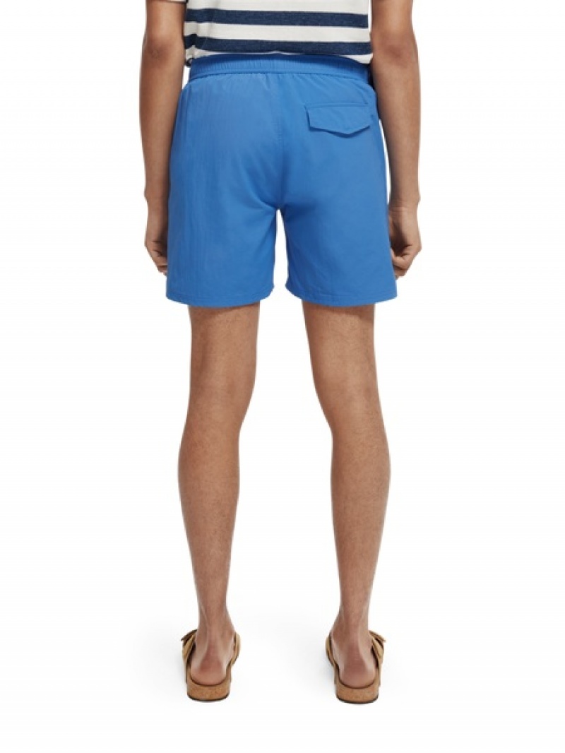 Scotch & Soda Mid-length Swim Schwimmen Herren Blau | SN-SAS56672