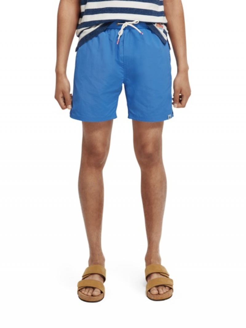 Scotch & Soda Mid-length Swim Schwimmen Herren Blau | SN-SAS56672
