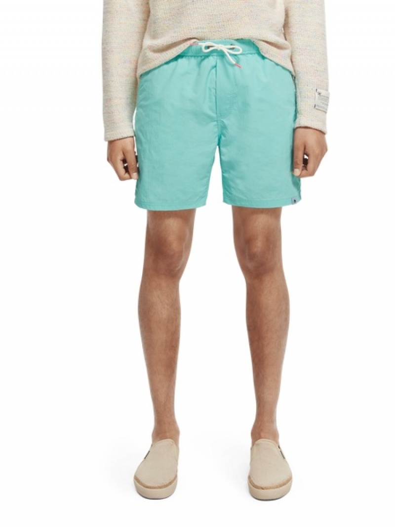 Scotch & Soda Mid-length Swim Schwimmen Herren Mintfarben | SN-SAS56674