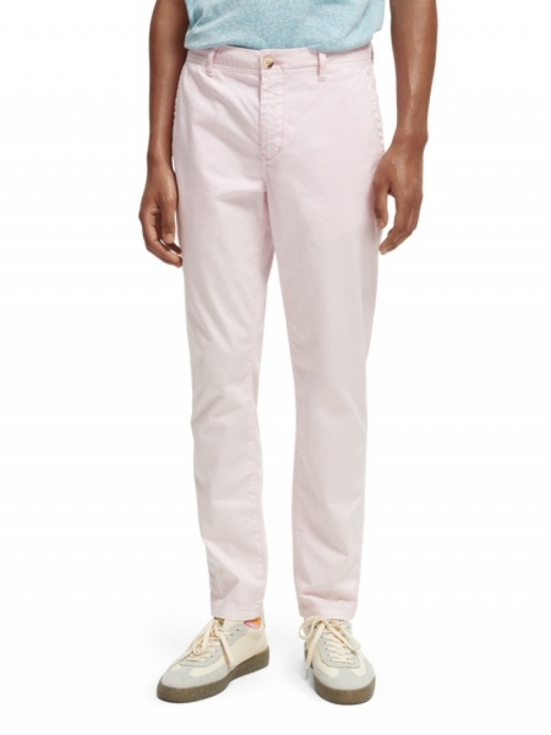 Scotch & Soda Mott Super Slim-fit Hose Herren Rosa | SN-SAS56572