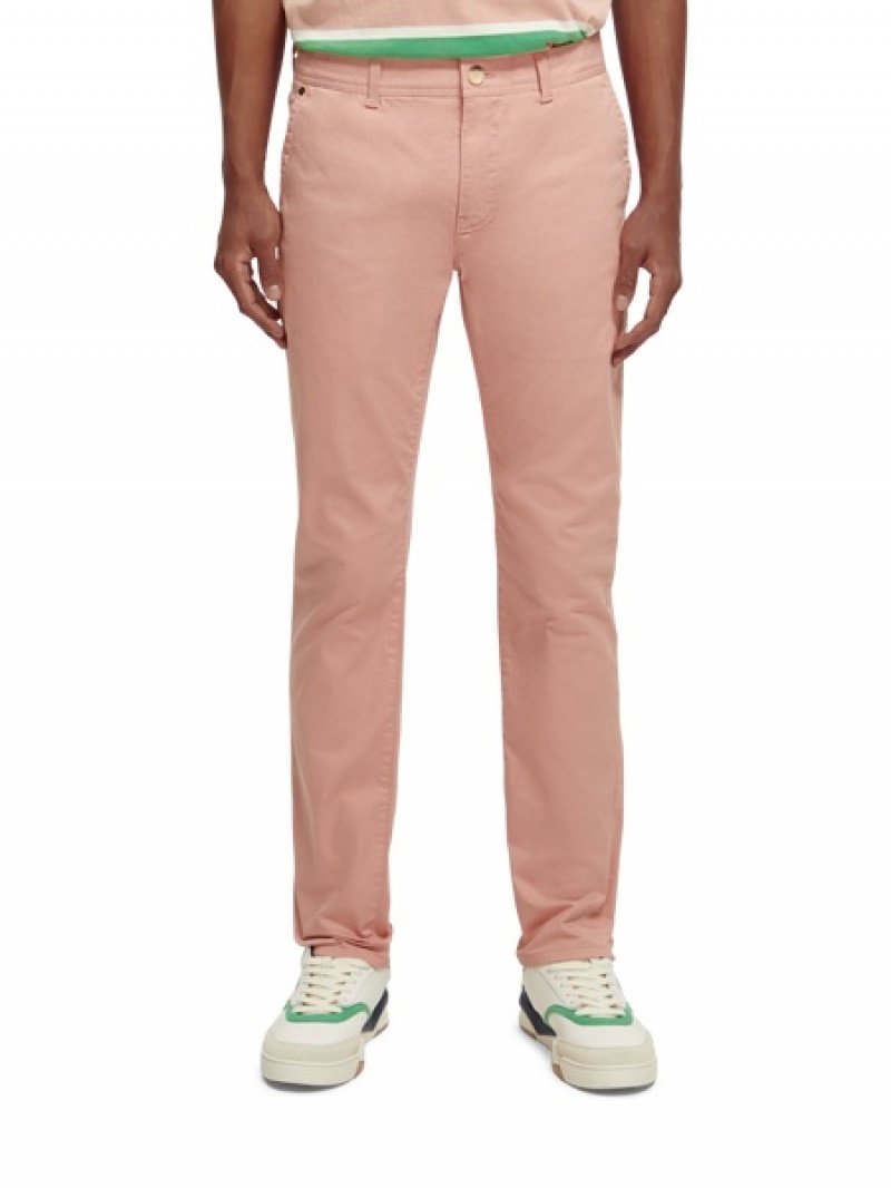 Scotch & Soda Mott Super-slim Fit Hose Herren Rosa | SN-SAS56562