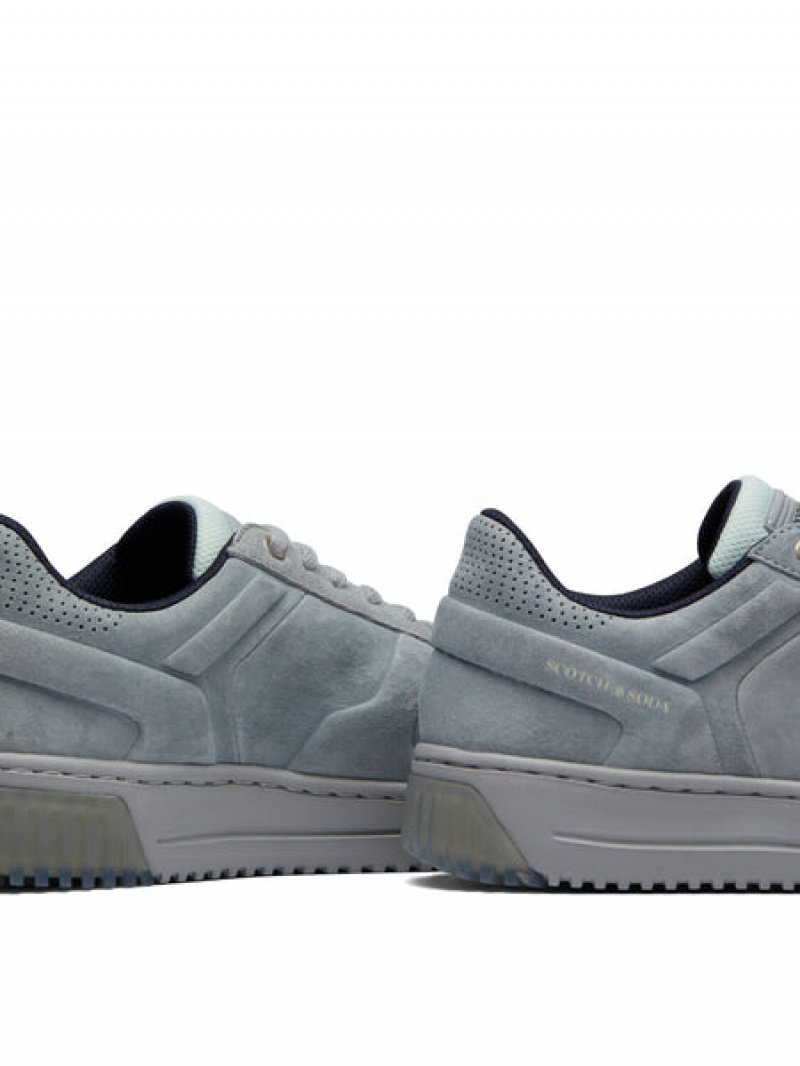 Scotch & Soda New Cup Sneakers Herren Grau | SN-SAS56690