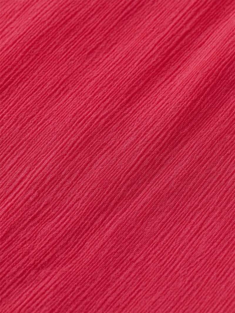 Scotch & Soda One Shoulder With Bow Detail Kleid Damen Rosa | SN-SAS56811