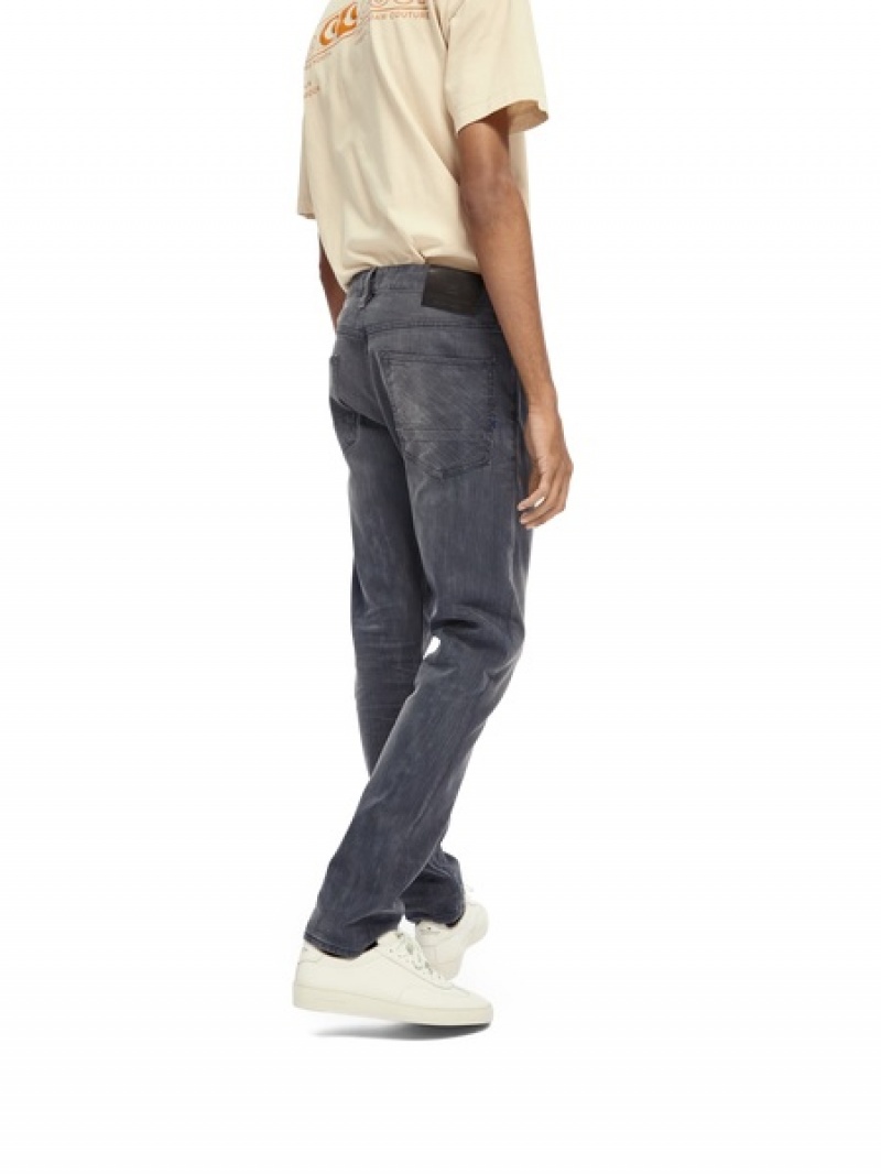 Scotch & Soda Ralston - Concrete Bleach | Regular Slim Fit Jeans Herren Grau | SN-SAS56545