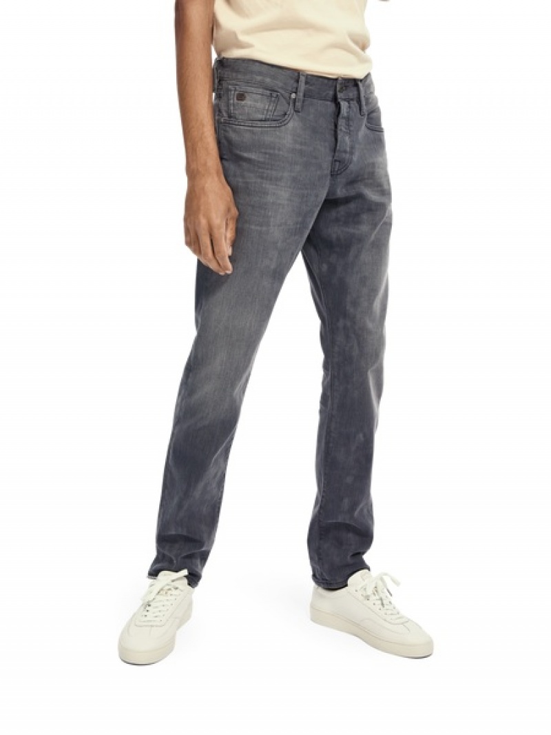 Scotch & Soda Ralston - Concrete Bleach | Regular Slim Fit Jeans Herren Grau | SN-SAS56545