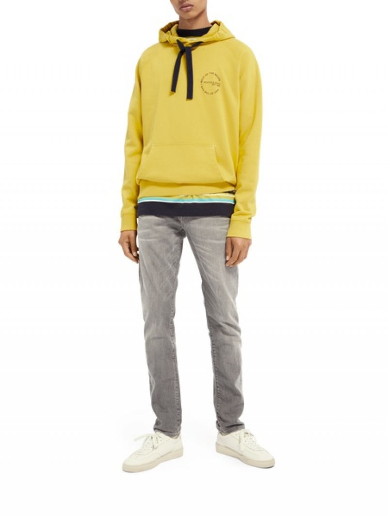 Scotch & Soda Ralston - Stone And Sand Jeans Herren Grau | SN-SAS56546