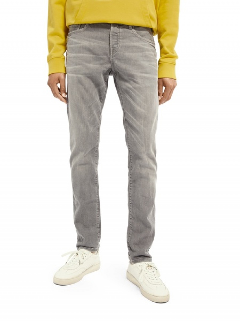 Scotch & Soda Ralston - Stone And Sand Jeans Herren Grau | SN-SAS56546