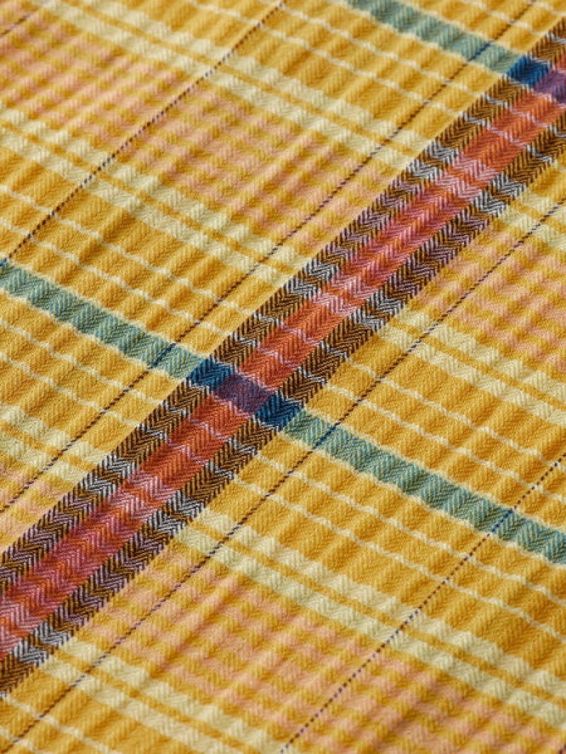 Scotch & Soda Regular Fit Checked Seersucker Hemd Herren Blau Mehrfarbig | SN-SAS56519