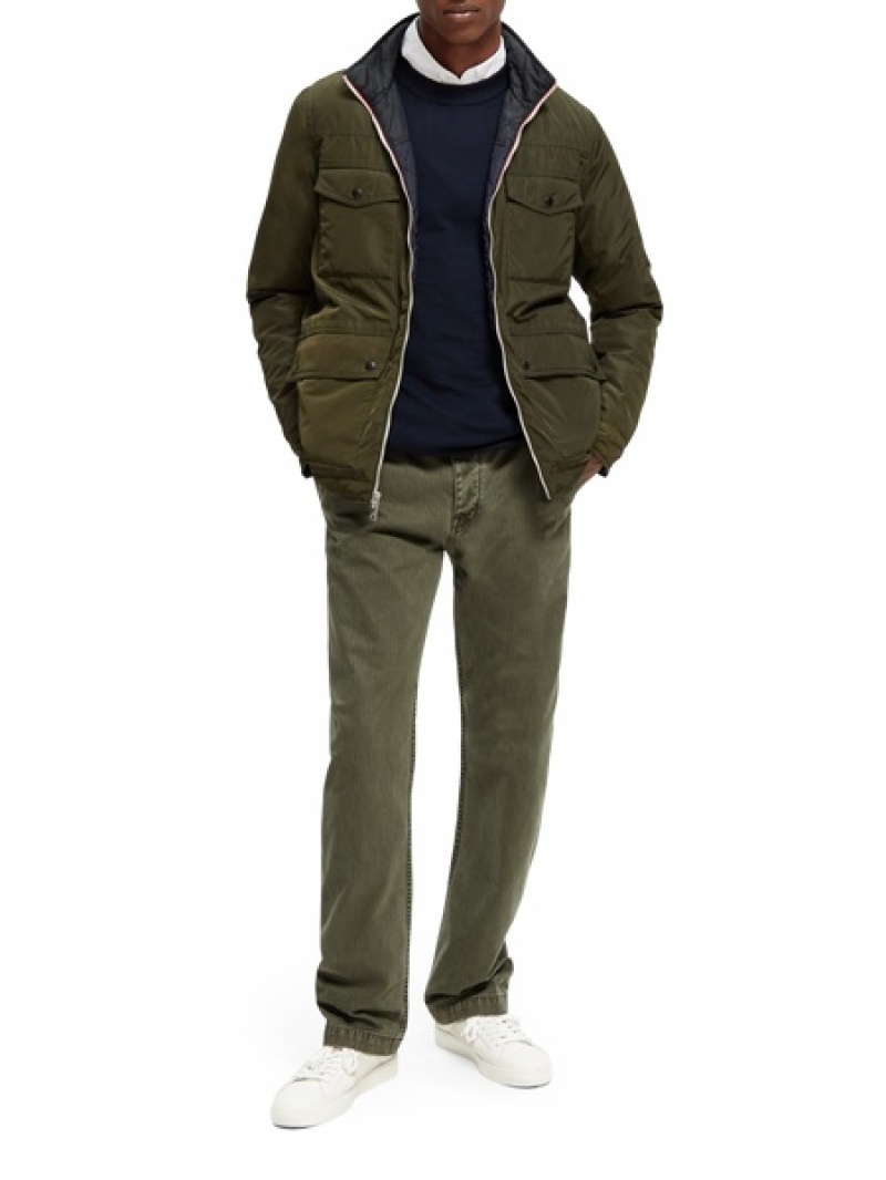 Scotch & Soda Reversible Gesteppt Jacken Herren Mehrfarbig | SN-SAS56618