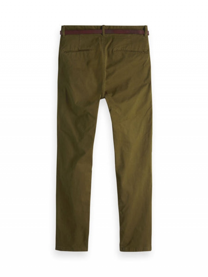 Scotch & Soda Slim Fit Hose Herren Grün | SN-SAS56584