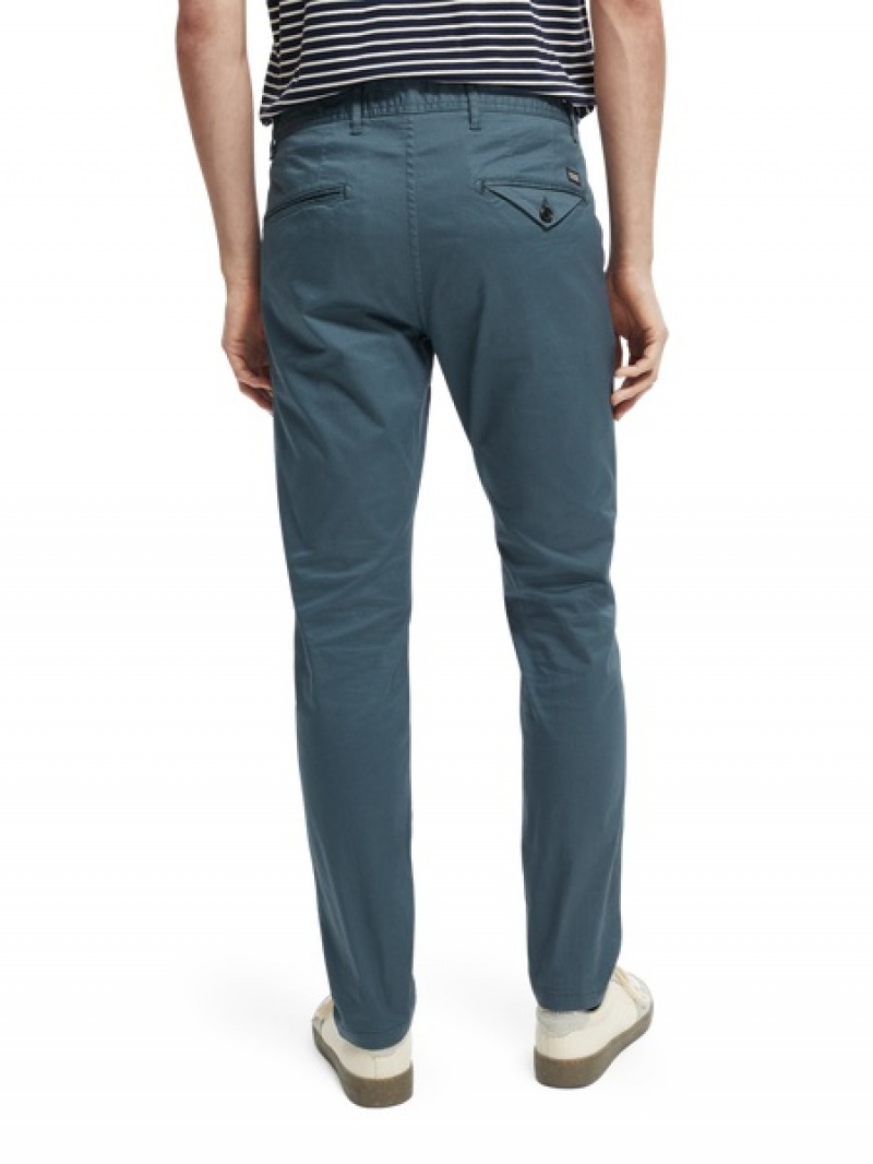 Scotch & Soda The Mott Super-slim Fit Organic Baumwoll Hose Herren Grau | SN-SAS56593
