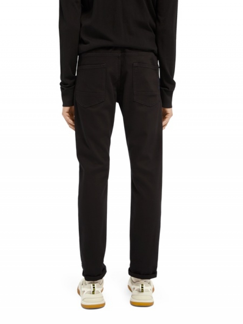 Scotch & Soda The Ralston Regular Slim Fit Jeans Herren Schwarz | SN-SAS56536