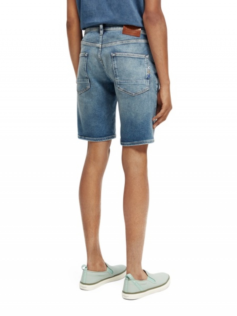 Scotch & Soda The Ralston Regular Slim Fit - Everywhere Kurze Hose Herren Blau | SN-SAS56640