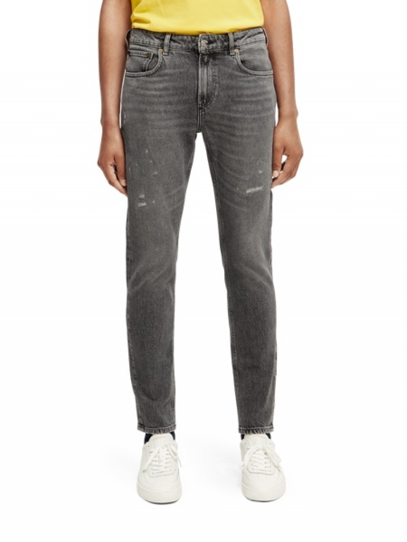 Scotch & Soda The Skim Super-slim Fit Jeans Herren Schwarz | SN-SAS56537