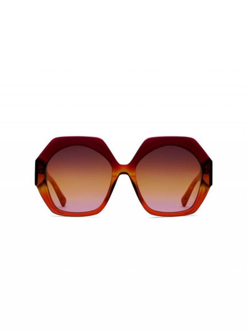 Scotch & Soda Torri Sonnenbrille Damen Bordeaux | SN-SAS56901