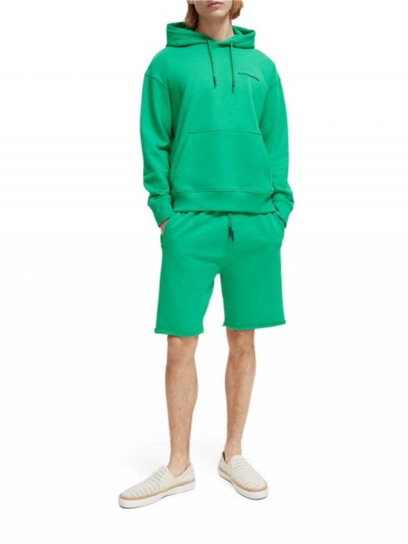 Scotch & Soda Unisex Organic Baumwoll Hoodie Herren Grün | SN-SAS56427
